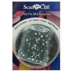 Brother Hot Fix Rhinestones 6SS 1.9mm-2.1mm Clear 800 Pces Scan N Cut